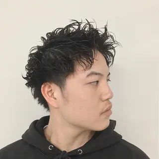 パーマ メンズ メンズサロンLOSS所属・メンズサロン rootのヘアスタイル