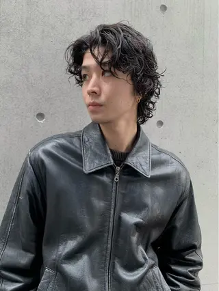 パーマ メンズ 佐藤 大翔のヘアスタイル
