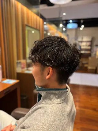 ショート パーマ メンズ 👑メンズパーマ/髪 質改善/鎌倉🐮のヘアスタイル