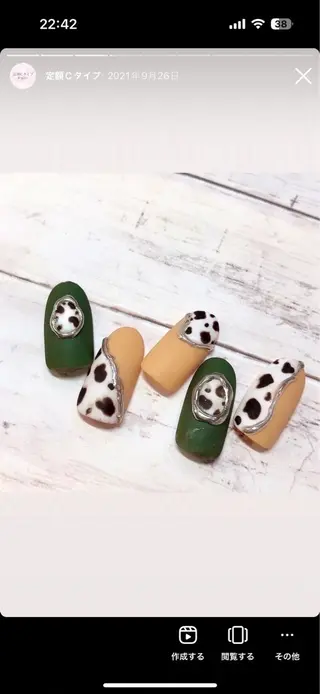 ネイル She Nail studio原宿店所属・akari原宿 プライベートサロンのネイルデザイン