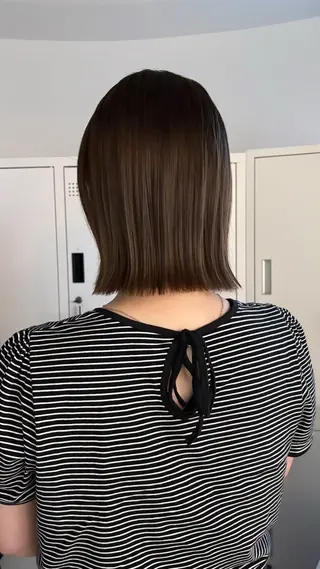 ミディアム 新宿/ボブ/レイヤー 縮毛矯正/SACHIのヘアスタイル