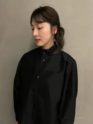 セミロング 佐伯 和佳のヘアスタイル