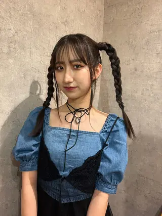 ロング ヘアアレンジ suri-ru hair【スリールヘアー】所属・FURUSAWA AOIのヘアスタイル