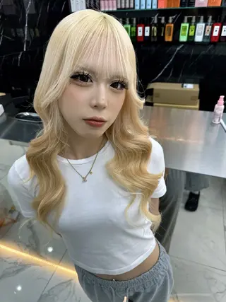 ロング カラー Lapis渋谷本店 Rikoのヘアスタイル