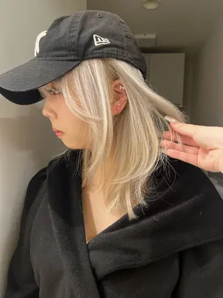 セミロング トレンドカラー MAHOのヘアスタイル