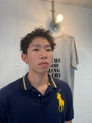 パーマ メンズ Goodplace&thing所属・堀 琉冴のヘアスタイル