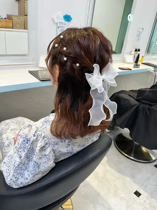 ヘアアレンジ 愛されカラー🩷 はるなのヘアスタイル