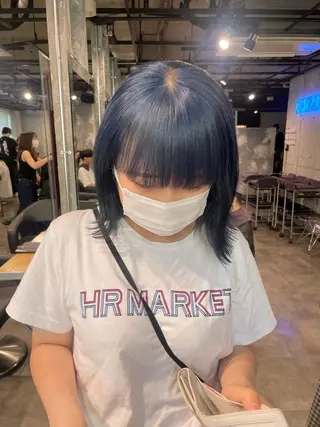 ショート カラー パーマ ヘアアレンジ メンズ キッズ ネイル マツエク・マツパ アイブロウ 透明感カラー・レイヤ ー🎀amika🎀のヘアスタイル