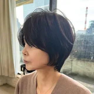 ショート カラー 銀座/ショート特化/ 似合わせカット/といのヘアスタイル
