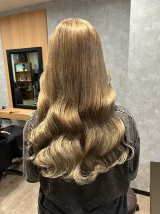 ロング 最新ケアカラー 髪質改善YUTOのヘアスタイル