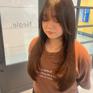 ロング Neale. ユメのヘアスタイル
