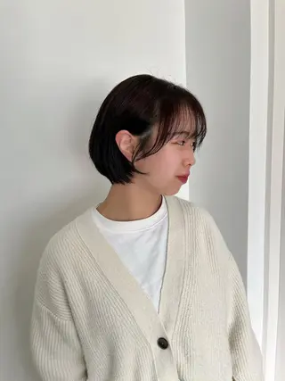 ショート モテヘア/グレージュ /ボブ/前原汐🎐のヘアスタイル