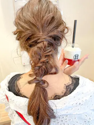 ロング ヘアアレンジ SHANTi 飯塚 ヘアセット/髪質改善のヘアスタイル