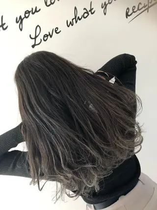 ロング カラー 河内 元伸のヘアスタイル