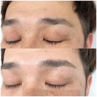 メンズ アイブロウ kururi eyelashsalon所属・財津 恵子の眉毛・アイブロウイメージ