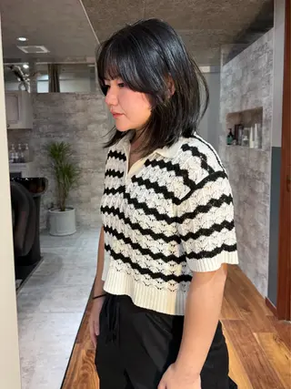 ミディアム カラー mai / linoah˚✧のヘアスタイル