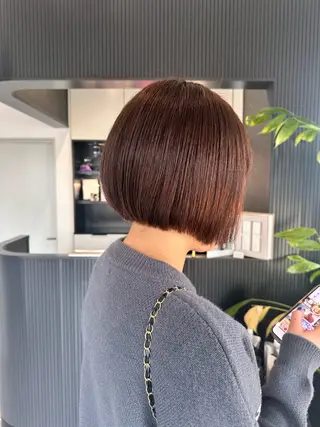 ショート カラー HINATA/ 半個室美容室のヘアスタイル