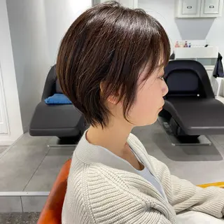 ショート ✨圧倒的満足度◎ 小顔美人ショート✨佃のヘアスタイル