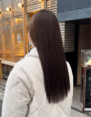 ロング muze所属・髪質改善/酸性ストレ ート/ブリーチ縮毛のヘアスタイル