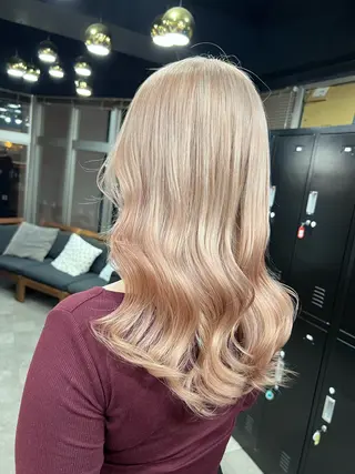 ロング カラー 横浜/エクステ特化× 艶カラー/あいかのヘアスタイル