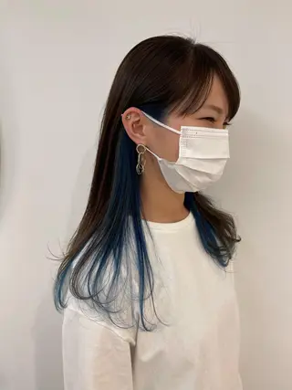 ロング カラー 小林 瑚白のヘアスタイル