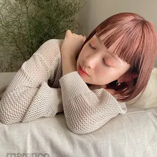 ミディアム カラー 透明感color 🥣suzunaのヘアスタイル