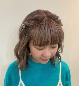 ミディアム ヘアアレンジ 無料ボブカットモデル 様募集中/あいらのヘアスタイル