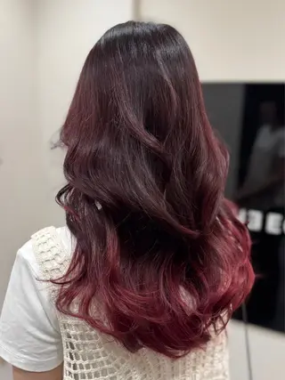 カラー 榊原 あいなのヘアスタイル