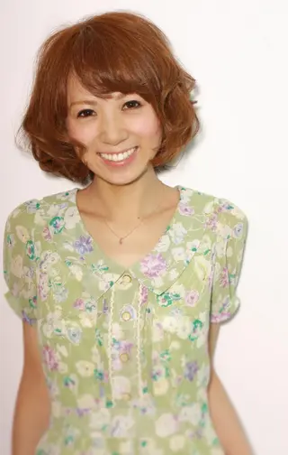 ショート ミディアム カラー パーマ 佐々木 政徳のヘアスタイル