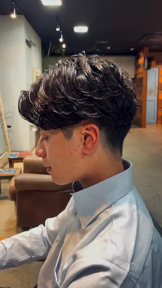 パーマ メンズ 金山/メンズパーマ 西村侑真のヘアスタイル