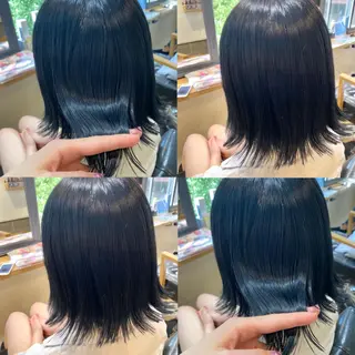 ミディアム カラー 艶カラー/韓国顔周り 🎀mamiのヘアスタイル