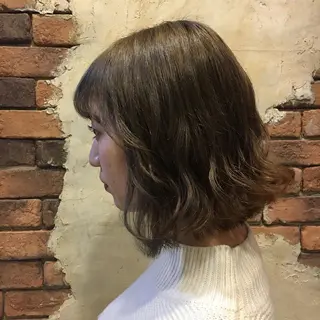 ミディアム カラー パーマ 込山 瑞帆のその他イメージ