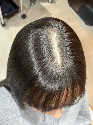 ロング カラー 暖色  艶カラー/ 蒔田 爽真のヘアスタイル