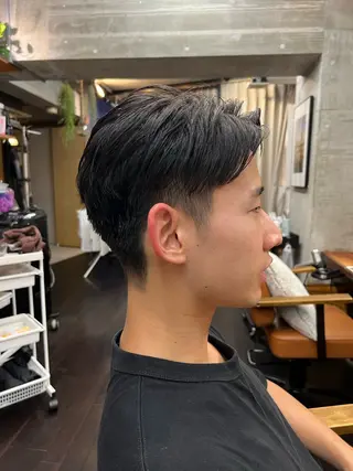 ショート メンズ 土田かほ/本日🈳 透明感カラー🍃のヘアスタイル