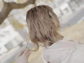 セミロング カラー ba-boo 広島のヘアスタイル