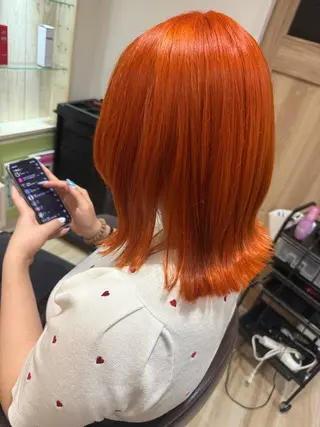 ショート カラー 🌺ハイトーン🌺 矢葺 なぎさ🌺🌺のヘアスタイル