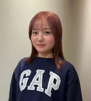 セミロング カラー Daisy🎀天神・ 大名サロン🎀Rioのヘアスタイル