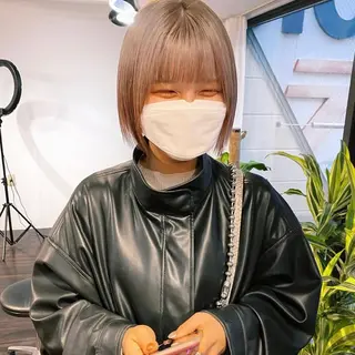ショート カラー 🧡色落ちまで2度綺 麗なカラー🧡ヨシキのヘアスタイル