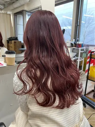 ロング 新潟/万代/レイヤー 韓国風/明間未来のヘアスタイル