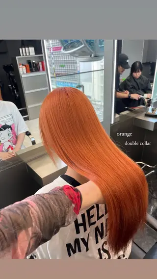 ロング カラー ハイトーン/透明感 髪質改善/rinaのヘアスタイル