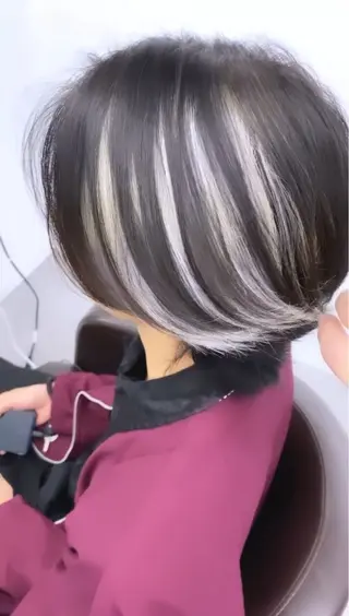 ミディアム カラー メンズ ハイトーン特化🌟 カワシマシュンスケのヘアスタイル