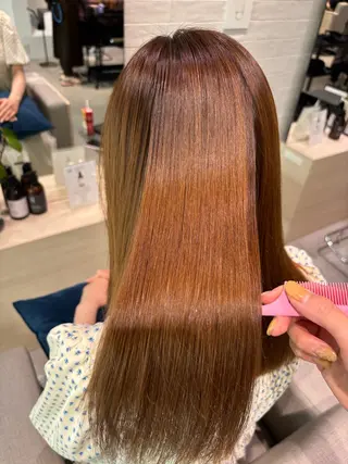 ロング パーマ 銀座/髪質改善/韓国 カラー🍓原田侑依のヘアスタイル