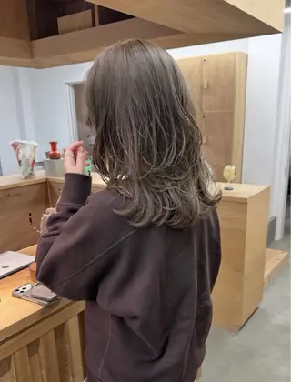 ミディアム カラー 坂本 圭太朗のヘアスタイル