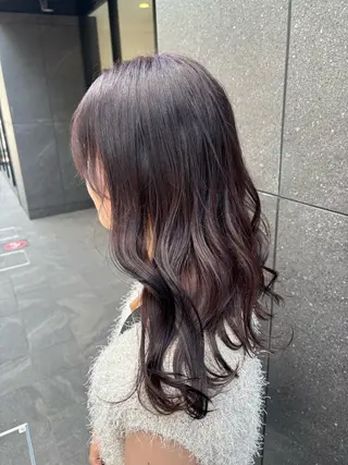 セミロング カラー SALOWIN 岡山店所属・ボブ/艶カラー/ manaka 🥣のヘアスタイル