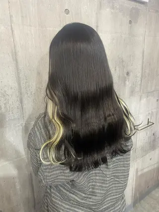 セミロング カラー SHURI❤️‍🔥 中/韓mix ♡のヘアスタイル