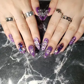 ショート ネイル クロキ 。のネイルデザイン