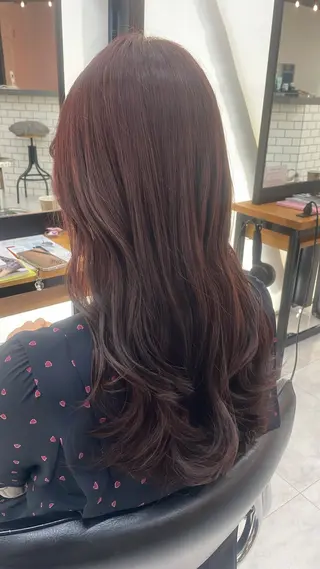 セミロング カラー 🍀︎Reika 🍀のヘアスタイル