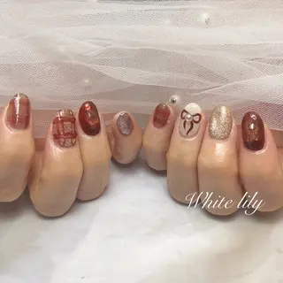 ネイル White lily所属・牧田 雅世のネイルデザイン
