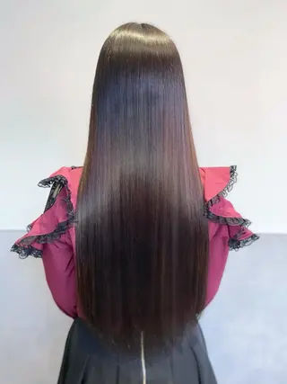 ロング カラー パーマ ヘアアレンジ SALOWIN 新宿三丁目East所属・縮毛矯正/艶カラー /美髪/ﾒｸﾞﾐのヘアスタイル