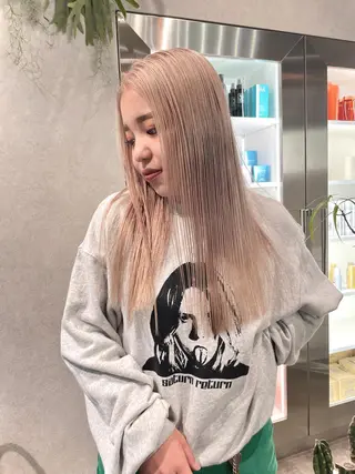 カラー スミレ /アレンジ /コーンロウ/メンズのヘアスタイル